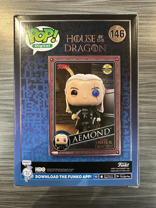 Funko POP! Digital: House of The Dragon - Aemond Targaryen (NFT 2600 Pcs)(Damaged Box) #146