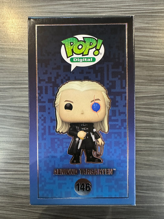Funko POP! Digital: House of The Dragon - Aemond Targaryen (NFT 2600 Pcs)(Damaged Box) #146