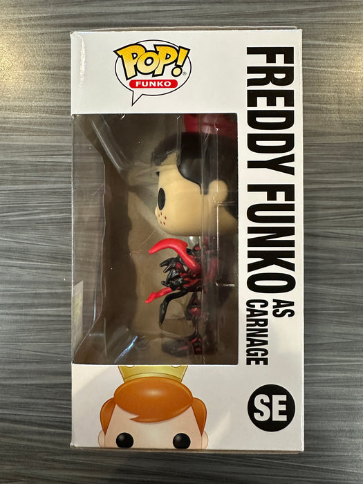 Funko POP! Funko: Freddy Funko as Carnage [Metallic] (Blacklight Battle)(2000 PCS)(Damaged Box) #SE
