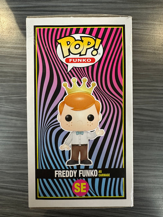 Funko POP! Funko: Freddy Funko as Carnage [Metallic] (Blacklight Battle)(2000 PCS)(Damaged Box) #SE