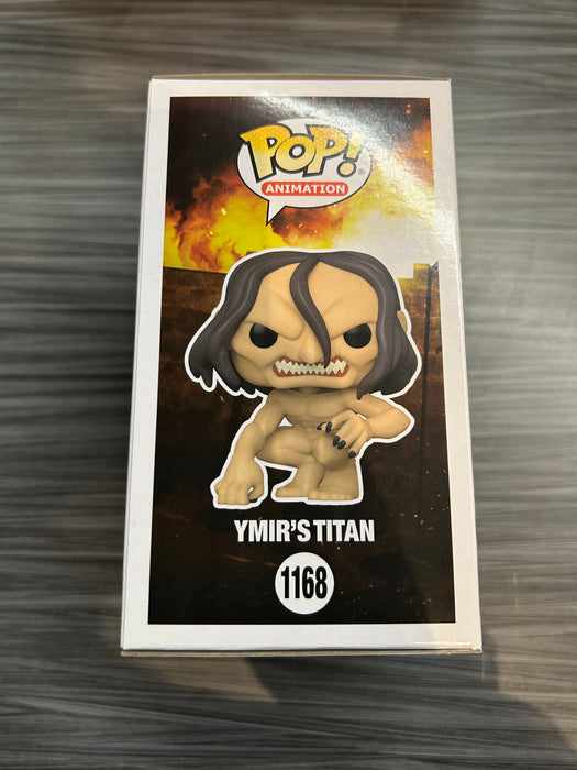 Funko POP! Animation: Attack on Titan - Ymir's Titan (Signed/Elizabeth Maxwell/JSA)(Damaged Box) #1168