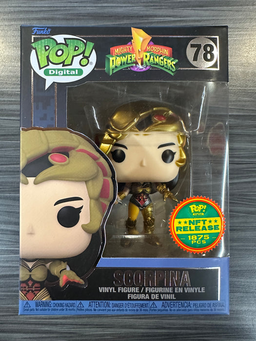 Funko POP! Digital: Mighty Morphin Power Rangers - Scorpina (NFT Release 1875 PCS)(Damaged Box) #78