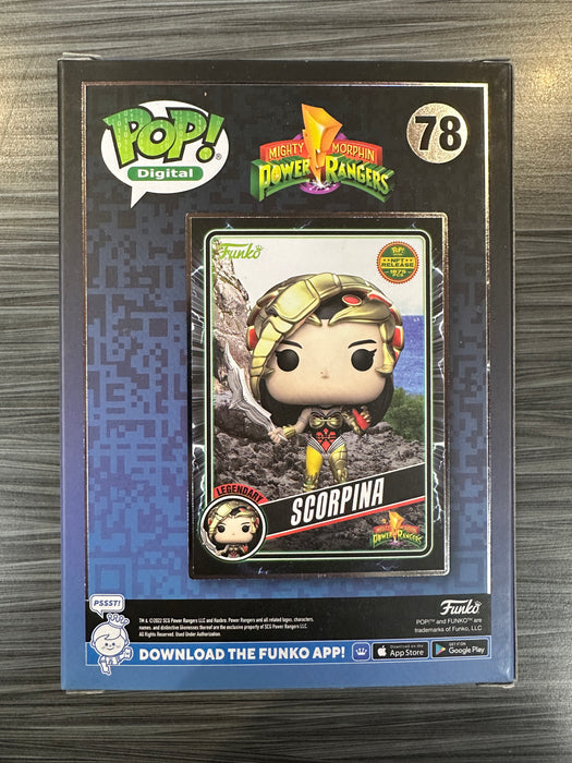 Funko POP! Digital: Mighty Morphin Power Rangers - Scorpina (NFT Release 1875 PCS)(Damaged Box) #78