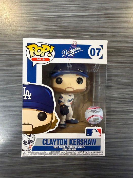 Funko POP! MLB: Dodgers - Clayton Kershaw (Damaged Box) #07