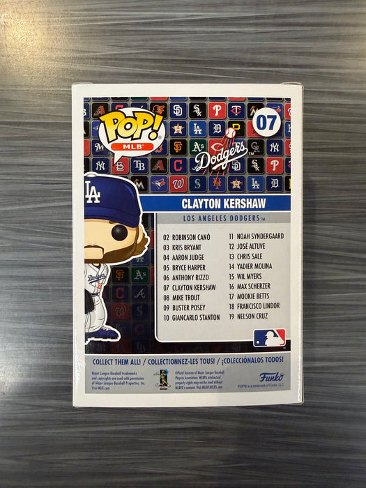 Funko POP! MLB: Dodgers - Clayton Kershaw (Damaged Box) #07