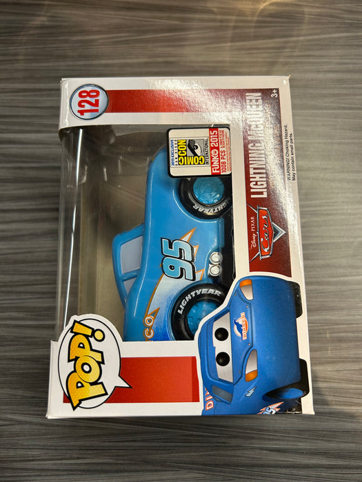 Funko POP! Disney: Cars : Lightning McQueen (2015 SDCC 1008 Pcs)(Damaged Box*) #128