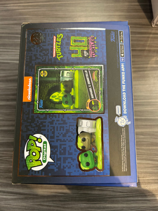 Funko POP! Digital: Teenage Mutant Ninja Turtles - Raphael & Donatello (NFT Release 999 PCS)(GiTD)(Damaged Box) #336