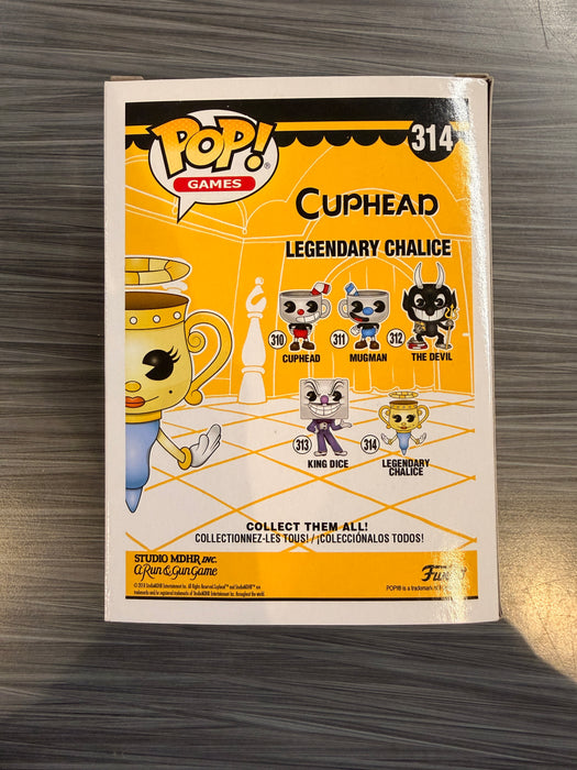 Funko POP! Games: Cuphead - Legendary Chalice (GiTD)(2018E3)(1500 PCS)(Damaged Box) #314