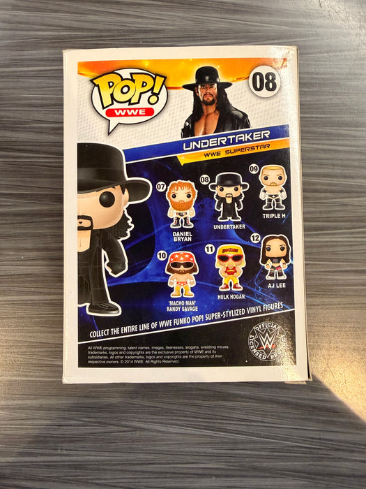 Funko POP! WWE: Undertaker (Small Sticker)(Damaged Box*) #08