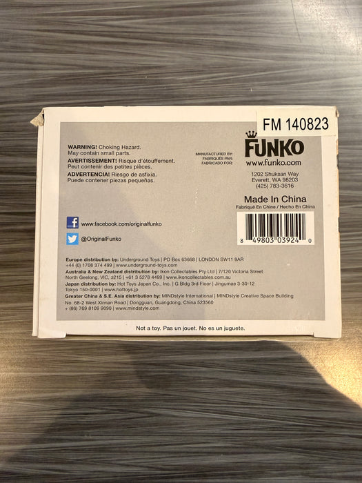 Funko POP! WWE: Undertaker (Small Sticker)(Damaged Box*) #08