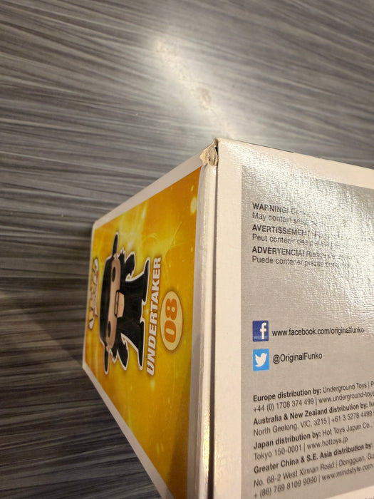 Funko POP! WWE: Undertaker (Small Sticker)(Damaged Box*) #08