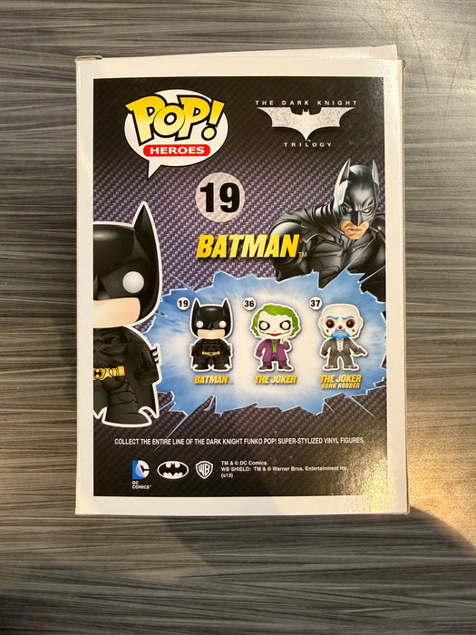 Funko POP! Heroes: The Dark Knight Trilogy - Batman (Damaged Box) #19