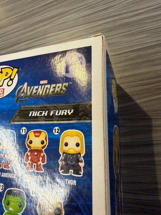 Funko POP! Marvel: Avengers - Nick Fury [Vinyl Bobble-Head Box] (Damaged Box*) #14