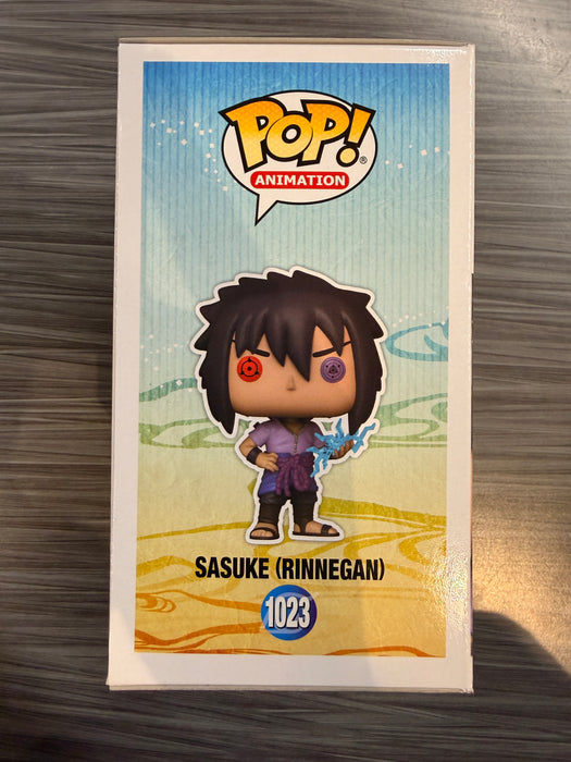 Funko POP! Animation: Naruto Shippuden - Sasuke (Rinnegan)(GiTD)(CHASE)(AAA)(Damaged Box) #1023