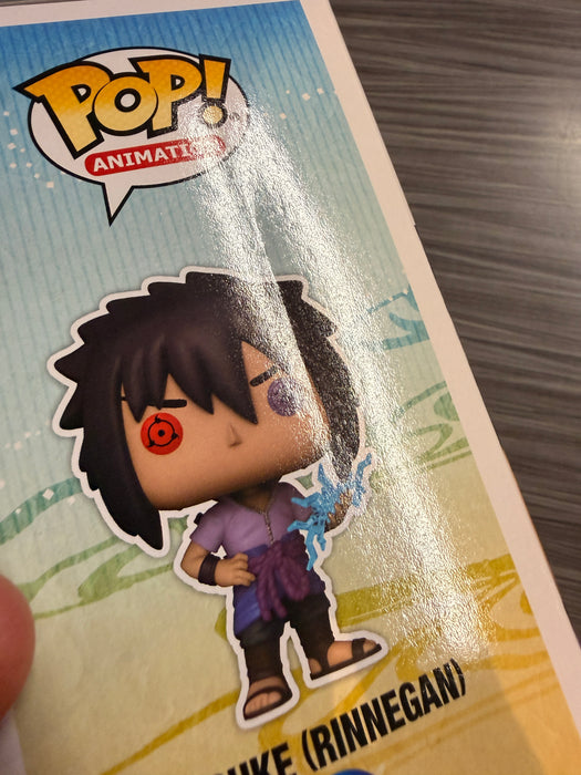 Funko POP! Animation: Naruto Shippuden - Sasuke (Rinnegan)(GiTD)(CHASE)(AAA)(Damaged Box) #1023