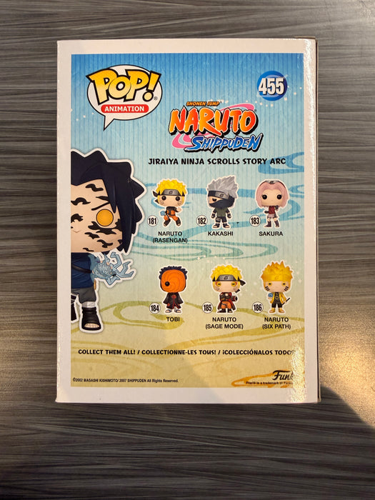 Funko POP! Animation: Naruto Shippuden - Sasuke [Curse Mark] (Convention Exclusive)(Signed/Yuri Lowenthal/JSA) #455