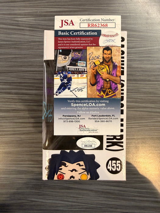 Funko POP! Animation: Naruto Shippuden - Sasuke [Curse Mark] (Convention Exclusive)(Signed/Yuri Lowenthal/JSA) #455