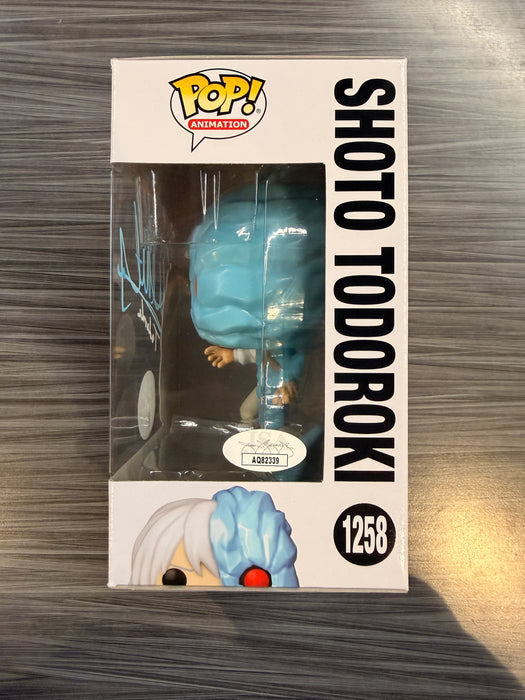 Funko POP! Animation: My Hero Academia - Shoto Todoroki (Pre-Release Chalice)(GiTD)(CHASE)(Signed/David Matranga/JSA) #1258