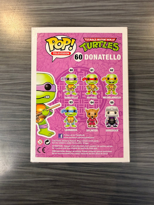 Funko POP! Television: TMNT - Donatello (Signed/Barry Gordon/JSA)(Damaged Box) #60