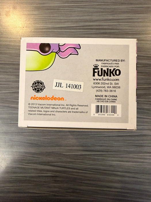 Funko POP! Television: TMNT - Donatello (Signed/Barry Gordon/JSA)(Damaged Box) #60