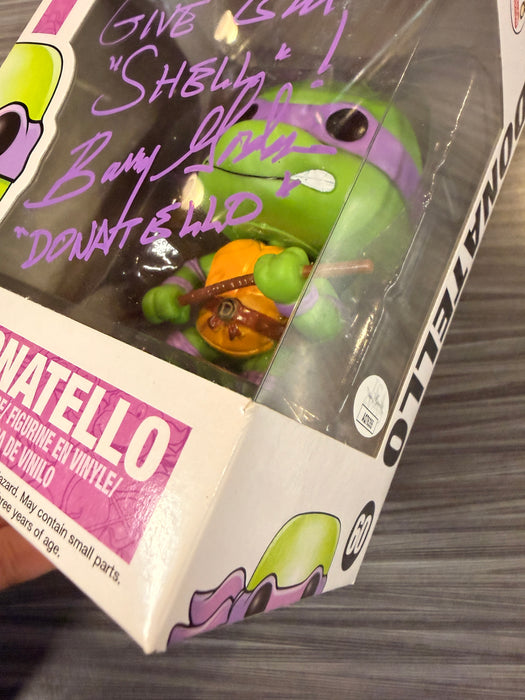 Funko POP! Television: TMNT - Donatello (Signed/Barry Gordon/JSA)(Damaged Box) #60