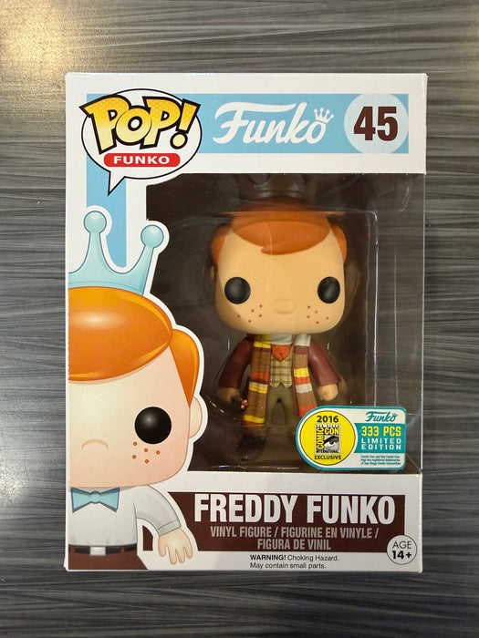 Funko POP! Freddy Funko As Fourth Doctor (2016 SDCC 333 PCS)(Damaged Box) #45