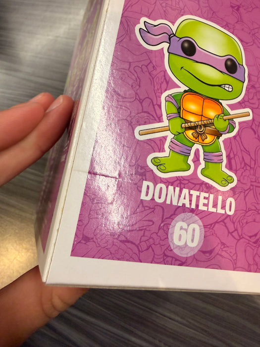 Funko POP! Television: TMNT - Donatello (Signed/Barry Gordon/JSA)(Damaged Box) #60