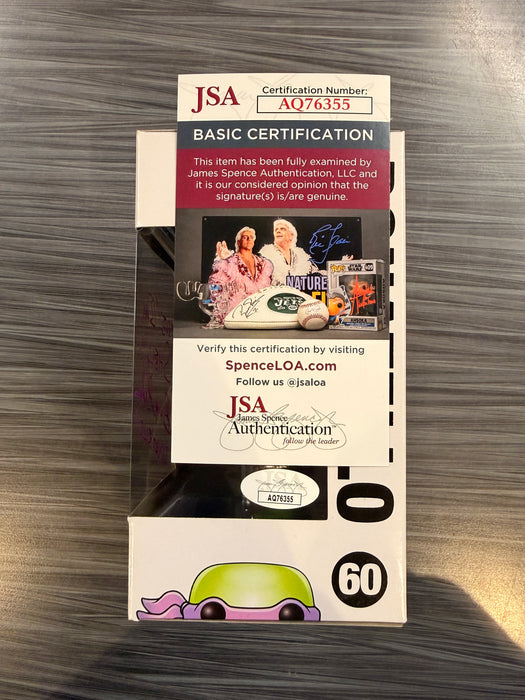 Funko POP! Television: TMNT - Donatello (Signed/Barry Gordon/JSA)(Damaged Box) #60