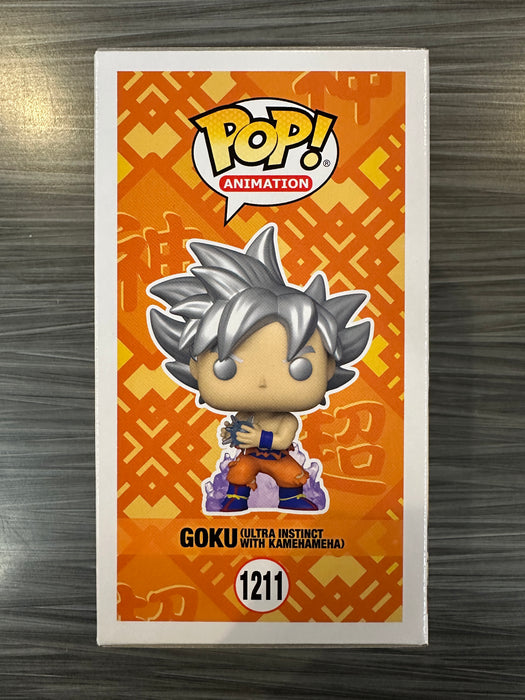 Funko POP! Animation: DragonBall Z - Goku [Ultra Instinct w/ Kamehameha] (2022 Fall Convention)(Signed/Sean Schemmel/PSA) #1211