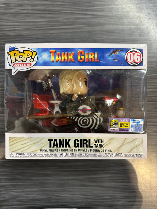 Funko POP Rides!: Tank Girl with Tank (2025 SDCC)(Damaged Box) [E] #06