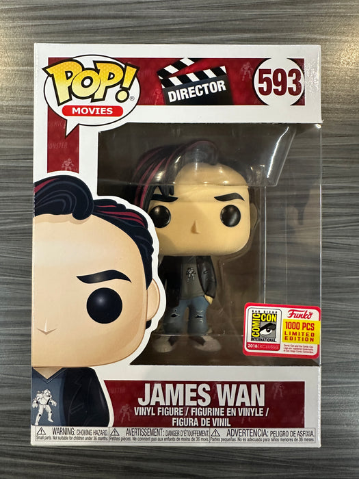 Funko POP! Movies: Director - James Wan (2018 SDCC / 1000 PCS)(Damaged Box) #593