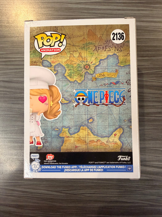 Funko POP! Animation: One Piece - Charlotte Pudding (Funko Sticker/Pre-Release Chalice)(Signed/Jill Harris/JSA) #213