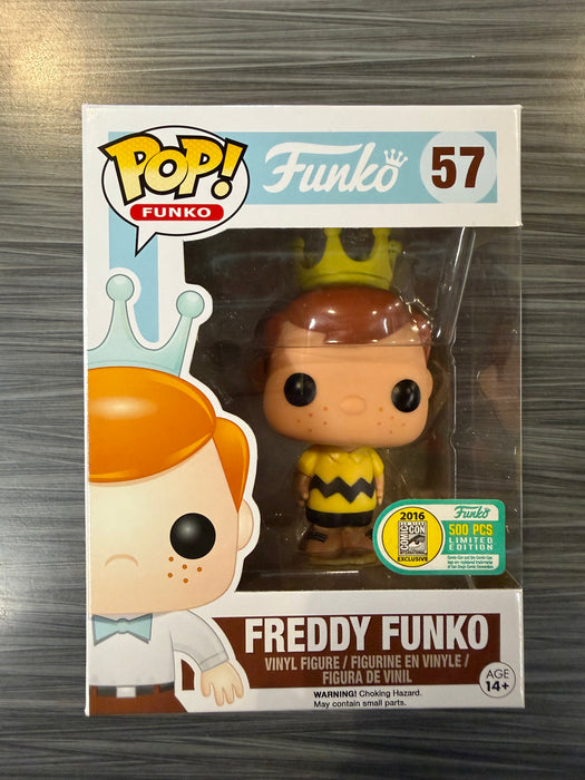 Funko POP! Funko: Freddy Funko As Charlie Brown (2016 SDCC)(500 PCS)(Damaged Box) #57