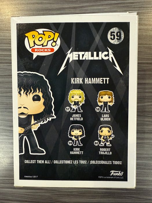 Funko POP! Rocks: Metallica - Kirk Hammett (Damaged Box)[B] #59