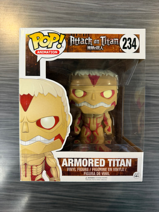 Funko POP! Animation: Attack on Titan - Armored Titan [6-Inch](Damaged Box) #234