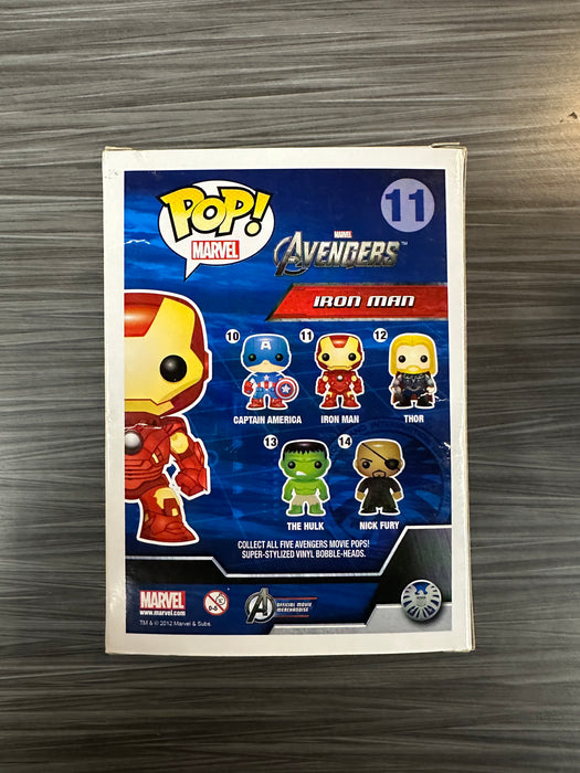 Funko POP! Marvel: Avengers - Iron Man [Large Font](Damaged Box)[C] #11