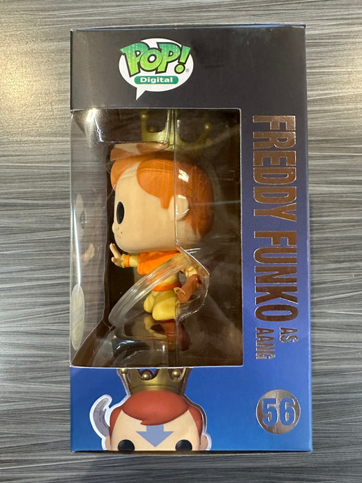 Funko POP! Digital: Avatar The Last Airbender - Freddy Funko As Aang (NFT Release)(4160 PCS)(Damaged Box) #56