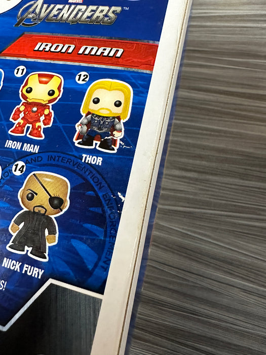 Funko POP! Marvel: Avengers - Iron Man [Large Font](Damaged Box)[C] #11
