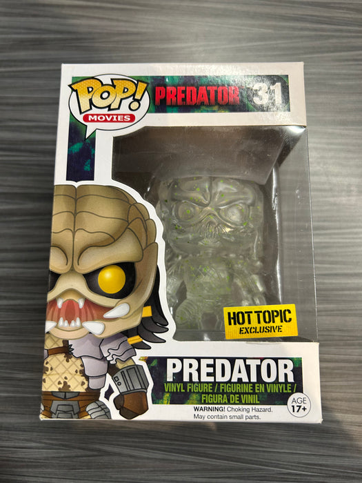Funko POP! Movies: Predator - Predator [Cloaked/Bloody](Hot Topic)(Damaged Box) #31