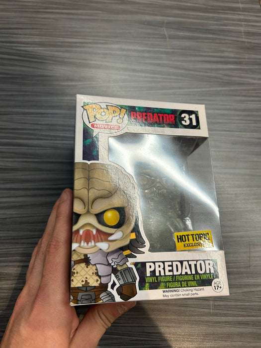Funko POP! Movies: Predator - Predator [Cloaked/Bloody](Hot Topic)(Damaged Box) #31