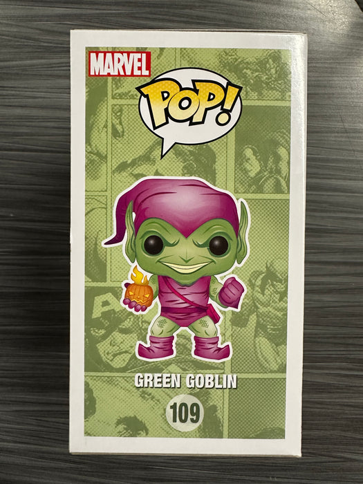 Funko POP! Marvel: Green Goblin (GiTD)(2016 ECCC)(300 PCS)(Damaged Box) #109