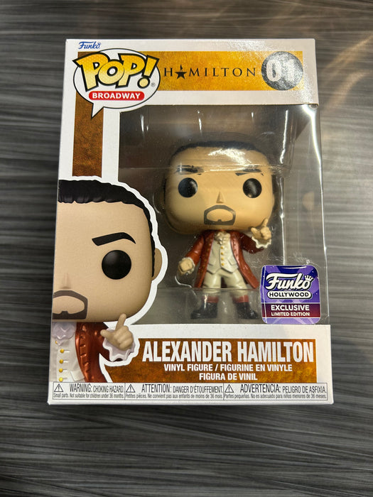 Funko POP! Broadway: Hamilton - Alexander Hamilton[Metallic] (Funko Hollywood Exclusive)(Damaged Box) #01