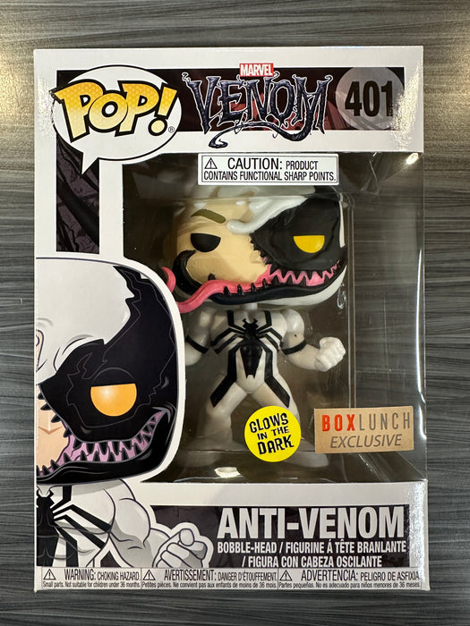 Funko POP! Marvel Venom: Anti-Venom (GiTD)(Boxlunch) #401