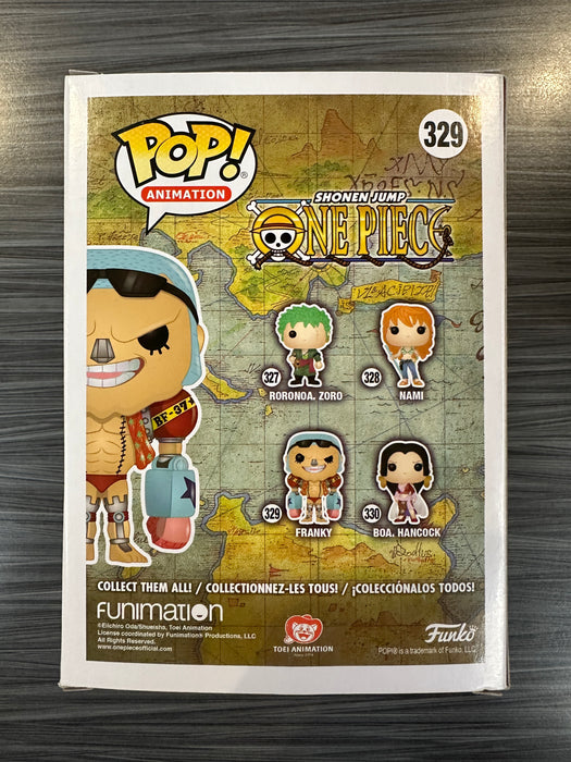 Funko POP! Animation: One Piece - Franky [2017 Silver Tipped Nose](Damaged Box)[B] #329