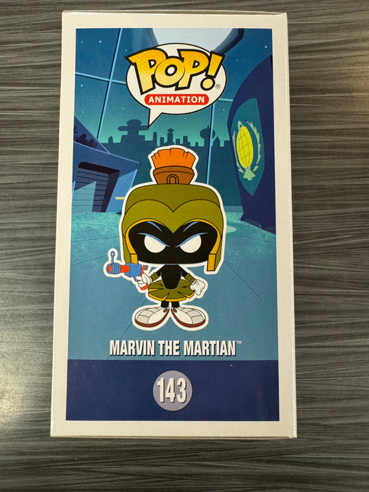 Funko POP! Animation: Duck Dodgers - Marvin the Martian [Neon Magenta](Saturday Morning Cartoons)(2017 SDCC)(2500 PCS)(Damaged Box) #143