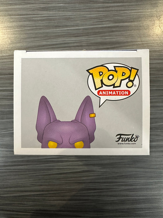 Funko POP! Animation: Dragon Ball Z - Beerus (Flocked)(Funimation)(Damaged Box) [A] #514