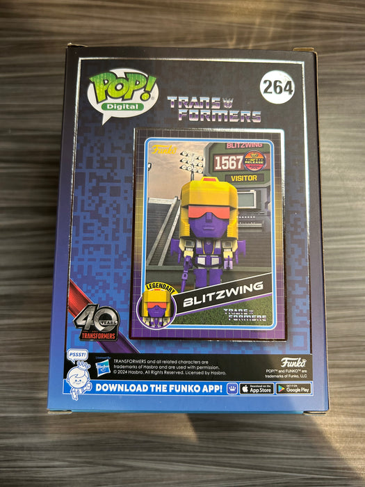 Funko POP! Digital: Transformers - Blitzwing (NFT Relsease 2000 PCS)(Damaged Box) #264