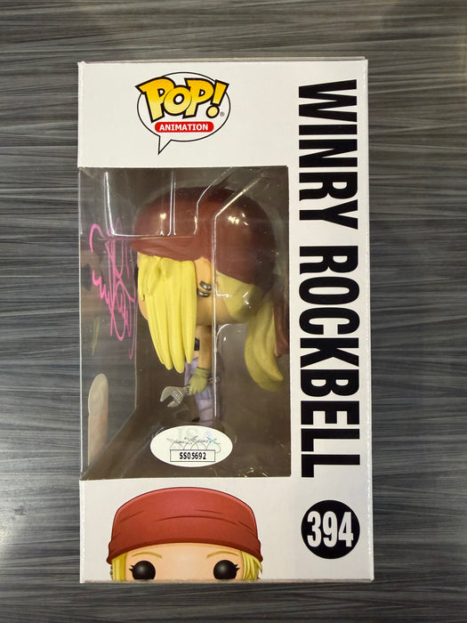 Funko POP! Animation: Fullmetal Alchemist - Winry Rockbell (7BAP 75PCS)(Signed/Caitlin Glass/JSA) #394