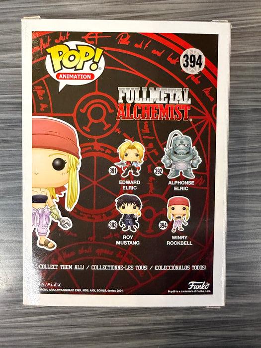 Funko POP! Animation: Fullmetal Alchemist - Winry Rockbell (7BAP 75PCS)(Signed/Caitlin Glass/JSA) #394
