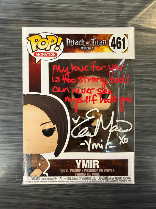 Funko POP! Animation: Attack on Titan - Ymir (Signed/Elizabeth Maxwell/JSA) #461